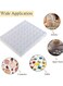 Transparent Plastic Storage Box 56 Grid &ndash; 21&times;17&times;2.5cm For Multi Purpose Organizer Case