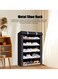 5 Tier Shoe Rack Metal Closet Shelf Rack