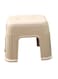 Light Khaki Plastic Shoe Stool &ndash; 24&times;25&times;20 cm