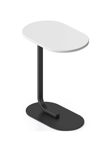 Modern Sofa Side Table 45&times;28&times;60cm Black / White Coffee Table