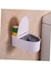 Wall-Mounted Bathroom Toilet Ashtray with Lid High Capacity Metal Liner