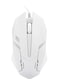X1 Wired USB Gaming Mouse with Colorful Breathing Light White