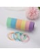 Seamless High Elastic Hair Bands &ndash; 20-Piece Rubber Hair Ties in Can (Multicolour)