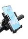 Upgraded Rearview Mirror Motorcycle &amp; Bike Phone Holder Metal Base, Secure Mobile Mount for Navigation