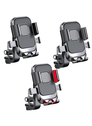 Electric Bike Mobile Holder Assorted Colors, Universal Handlebar Mount for Motorcycles &amp; Bicycles