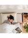 Set of 2 100% Cotton Pillows, 5-Star Hotel Quality, White, 48x74cm