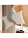 Set of 2 100% Cotton Pillows, 5-Star Hotel Quality, White, 48x74cm