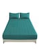 Waterproof Fitted Bedding Topper Set 180 x 200 cm Green Protect Your Mattress and Pillows Includes 2 Pillowcases