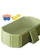 Large Folding Baby Bathtub 0-5 Years, Graffiti Green, Newborn to Toddler Bath Support