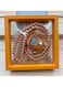 Digital Elegance 99 Glass Bead Tasbeeh Gift Set with Digital Counter Orange