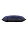 Hotel-Style Velvet Feather Pillow Medium Soft Neck &amp; Bed Pillow (750g, Starry Navy Design)
