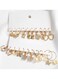 10-Pair Gold Colour Tone Dangle Hoop Earrings Set with Heart, Butterfly &amp; Floral Charms