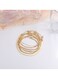 Elegant 6-Piece Gold Colour Layered Anklet Set &ndash; Stylish Alloy Chain Anklets for Women