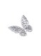 Elegant Butterfly Rings for Women Silver
