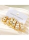 Elegant Gold Colour Tone CCB Earrings 3-Piece Fashion Set