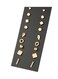 9-Piece Minimalist Gold Colour Stud Earrings Set Geometric &amp; Elegant Designs