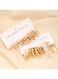 Elegant 12 Pcs Gold Colour Hoop &amp; Pearl Earring set