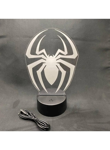 Spiderman LED Lamp for Kids and Teens Yellow