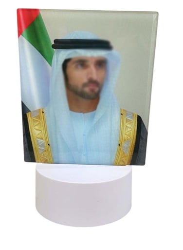 LED Acrylic Cultural Photo Lamp Sheikh