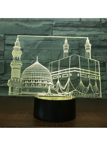 Makkah Madina 3D LED Lamp White