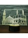 Makkah Madina 3D LED Lamp White