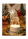 Deer 3D LED Lamp White