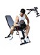 All-in-One Fitness Station Multifunctional Dumbbell Bench Black 1295x450x1180mm