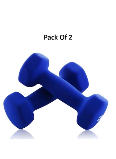 Pack oF 2 2KG Neoprene Dumbbells Assorted