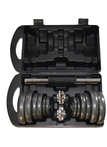 10kg Adjustable Weight Dumbbell Set with Case