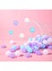 Pack Of 50 Thickened Five-Pointed Star Ocean Ball &ndash; Baby Chewable Wave Ball Pool Toy (5.5 cm, Mixed Colors)