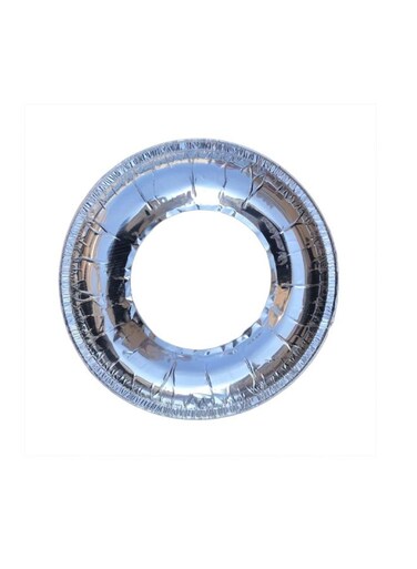 Pack Of 4 Thickened Round Aluminum Foil Gas Stove Protective Mat