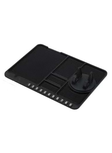 Silicone Anti-Skid Mat for Car Dashboard Black