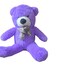 Purple Teddy Bear Style with Ribbon 60cm 0.8kg