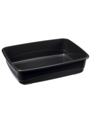 Ferplast Litter Tray NIP10 &ndash; Black (46.5 &times; 35.5 &times; 11.5cm)