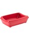Moderna Arist-O-Tray-Cat Litter Tray 57.2 x 43.2 x 15.7 cm (With Rim) -Spicy Coral