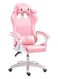 Pink Cartoon Gaming Chair Ergonomic Comfort for Study &amp; Gaming