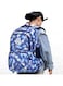 Colorful Geometric School Bag with Wheels