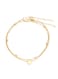 Double-Layer Love Heart Anklet Elegant Gold Alloy Multi-Layer Anklet