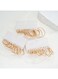 17 Pcs Gold Color Hoop &amp; Cuff Earrings Set for Women