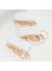 17 Pcs Gold Color Hoop &amp; Cuff Earrings Set for Women