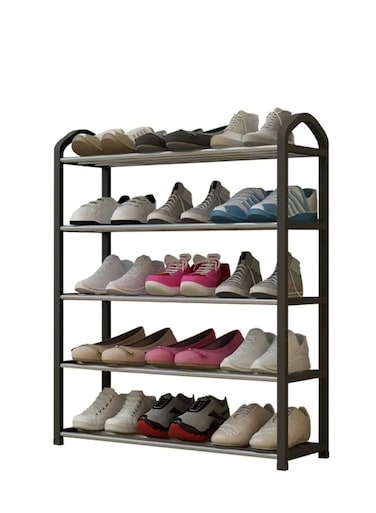 5-Tier Shoe Rack Storage Organizer: Stylish, Sturdy, and Space-Saving