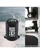 15L Black Double-Strap Waterproof Outdoor Sport PVC Bag