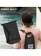 10L Black Single-Strap Waterproof Outdoor Sport PVC Bag