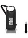 10L Black Single-Strap Waterproof Outdoor Sport PVC Bag