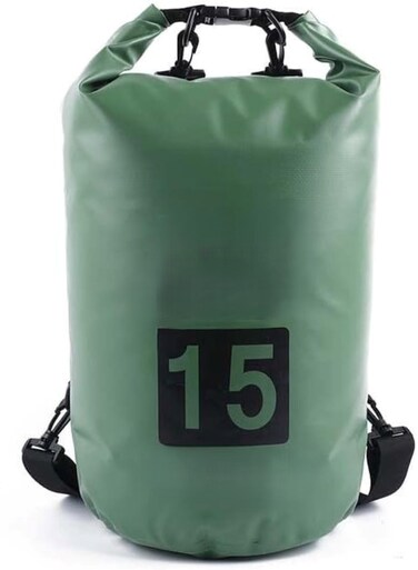 15L Assorted Double-Strap Waterproof Outdoor Sport PVC Bag