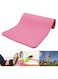 NBR Yoga Mat with Comfort, Durability, and Style - Pink, 183x61x1cm