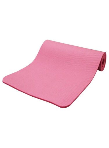 NBR Yoga Mat with Comfort, Durability, and Style - Pink, 183x61x1cm