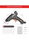 50W Mini Hot Glue Gun Kit Small Glue Gun with 10 Glue Sticks
