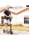 3.2L PU Leather Scooter Front Bag Waterproof EVA Hard Shell Storage Bag
