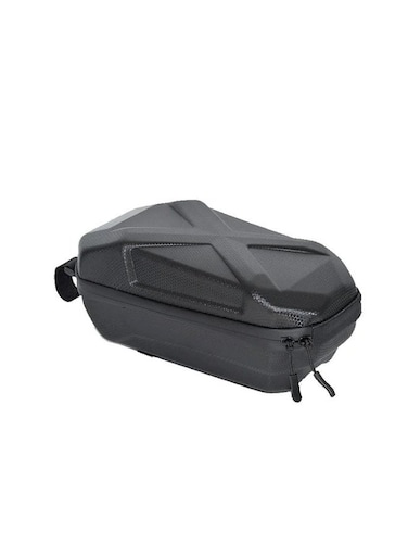 3.2L PU Leather Scooter Front Bag Waterproof EVA Hard Shell Storage Bag
